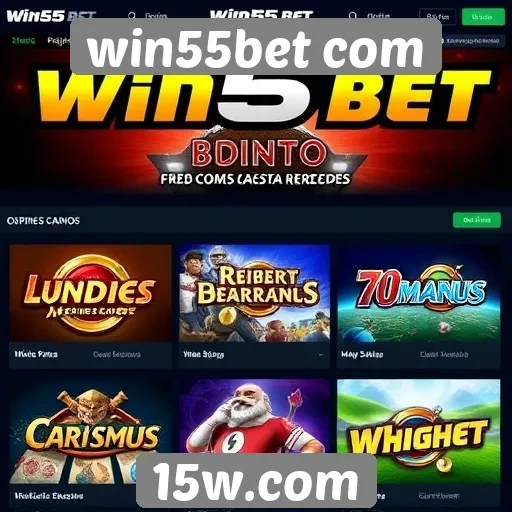 Análise do catálogo de jogos disponíveis no win55bet